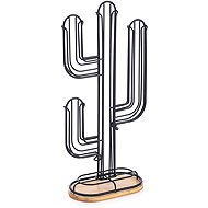 MSV Capsule stand Elie, matt black, steel, wood - Stand
