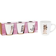 Gastro Mug with ear Cats, ceramic, 220 ml, 3 pcs - Mug