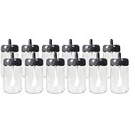 Houseland Set of spice jars Aydoi, 12 pcs, black - Food Container Set