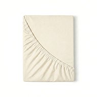 Kvalitex Cotton stretch sheet off-white 180 × 200 cm - Bedsheet