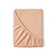 Kvalitex terry sheet light beige 160 × 200 cm - Bedsheet