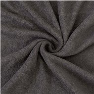 Kvalitex Terry sheet dark grey 90 × 200 cm - Bedsheet