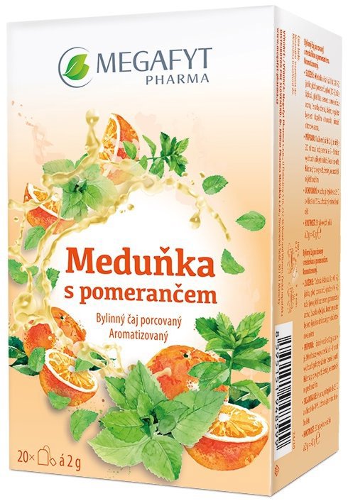 Megafyt Lemon balm with orange 20 × 2 g - Tea