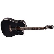 Dimavery DR-612 black - Acoustic-Electric Guitar