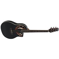 Dimavery OV-500 Ovation type, black - Acoustic-Electric Guitar