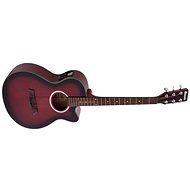 Dimavery AW-400 Folk type, redburst - Acoustic-Electric Guitar