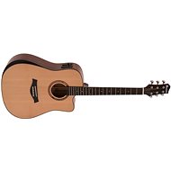 Dimavery ASW-60 Dreadnought type, natural - Acoustic-Electric Guitar