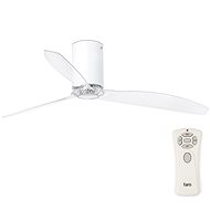 FARO 32039 - Ceiling Fan MINI TUBE VENTIL with Remote Control, Clear - Fan