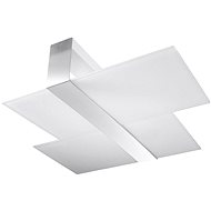 Ceiling Lamp MASSIMO 2xE27/60W/230V White/Chrome - Ceiling Light