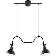 Chandelier on Cable MARE 2 2xE27/60W/230V Black - Chandelier