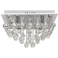 Crystal Ceiling Lamp CLARION SQUARE 5xE14/60W/230V - Ceiling Light