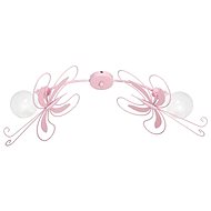 Children's Ceiling Lamp MOTYL 2xE27/60W Pink - Ceiling Light