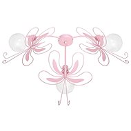 Children's Ceiling Lamp MOTYL 3xE27/60W Pink - Ceiling Light