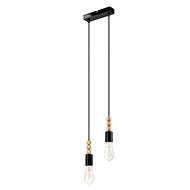 Chandelier on Cable SIMON 2xE27/60W/230V Black - Chandelier