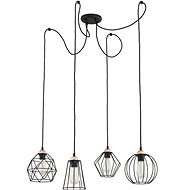 Chandelier on Cable GALAXY 4xE27/60W/230V - Chandelier
