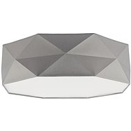 Ceiling Light KANTOOR 4xE27/60W/230V Grey - Ceiling Light