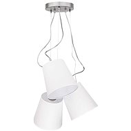 Chandelier on cable SHANDY 3xE27/40W/230V white - Chandelier