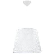 Chandelier on cable SYMPHONY 1xE27/40W/230V white - Chandelier