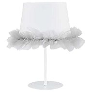Children's Table Lamp BALLET 1xE14/40W/230V White/Grey - Table Lamp
