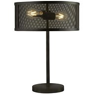 Searchlight - Table Lamp FISHNET 2xE27/60W/230V Black - Table Lamp