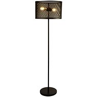 Searchlight - Floor lamp FISHNET 2xE27/60W/230V black - Floor Lamp