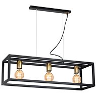Chandelier on a cable CAGE 3xE27/60W/230V - Chandelier