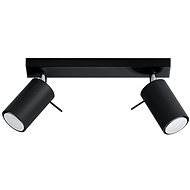 Spotlight RING 2 2xGU10/40W/230V Black - Spot Lighting