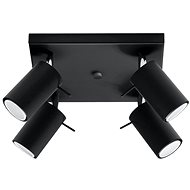 Spotlight RING 4 4xGU10/40W/230V Black - Spot Lighting