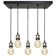 Chandelier on a cable EDISON 5xE27/60W/230V - Chandelier