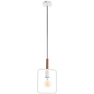 Chandelier on wire FRAME 1xE27/60W/230V white - Chandelier