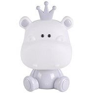 LED Dimmable Children's Night Light LED/2,5W/230V Hippo Grey - Table Lamp
