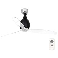 FARO 32027 - Ceiling fan MINI ETERFAN black/clear - Fan