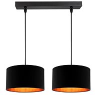 Chandelier on wire SOFIA 2xE27/60W/230V black - Chandelier