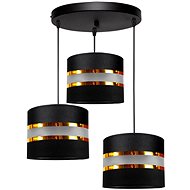 CORAL 3xE27/60W/230V black - Chandelier