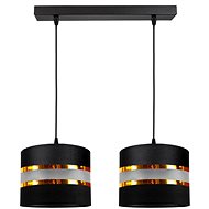 CORAL 2xE27/60W/230V black - Chandelier