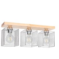 Ceiling Light NORMAN WOOD 3xE27/25W/230V - Ceiling Light