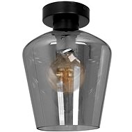 Ceiling Light SANTIAGO 1xE27/60W/230V Black - Ceiling Light