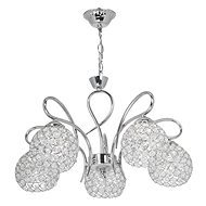 Crystal chandelier DORA 5xE27/60W - Chandelier