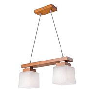 Chandelier on cable KUBUS 2xE27/60W/230V - Chandelier