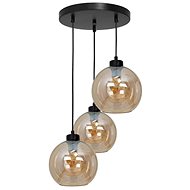 Chandelier on wire SOFIA 3xE27/60W/230V brown - Chandelier