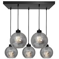 Chandelier on a wire SOFIA 5xE27/60W/230V black - Chandelier