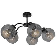 Suspended chandelier SOFIA 5xE27/60W/230V black - Chandelier