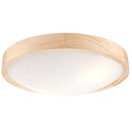 Ceiling Light NATURAL SLIM 2xE27/60W/230V 37cm Pine - Ceiling Light