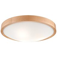 Ceiling Light OAK SLIM 3xE27/60W/230V Oak 47cm - Ceiling Light