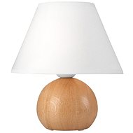 Table Lamp JUTA 1xE27/60W/230V Oak/White - Table Lamp