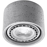 Ceiling Light BASIC 1xGU10/40W/230V Concrete - Ceiling Light