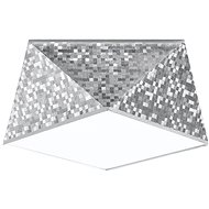 Ceiling Light HEXA 1xE27/60W/230V Silver - Ceiling Light
