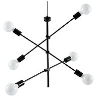 Chandelier on wire CONCEPT 6xE27/60W/230V - Chandelier