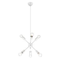 Chandelier on cable RUBY 6xE27/60W/230V - Chandelier