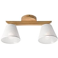 Attached chandelier ANTONIO 2xE14/40W/230V oak - Chandelier